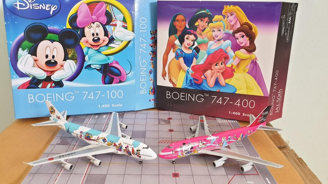 入手困難】B747-100SR Disney on tour 1/400 航空機・ヘリコプター