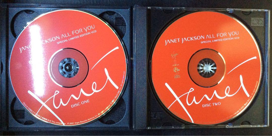 AF00205 Janet Jackson - All For You (CD + 2 VCDs Set), Hobbies