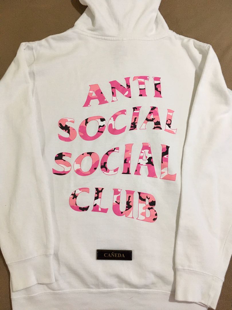 ASSC Beverly White Hoodie Men s Fashion Tops Sets Hoodies