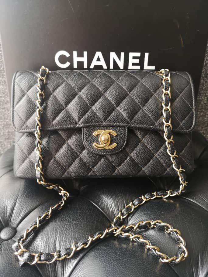 Chanel classic 9 hot sale caviar