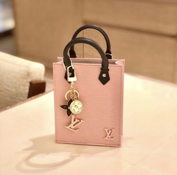 Louis Vuitton Rose Ballerine EPI Petite Sac Plat Handbag