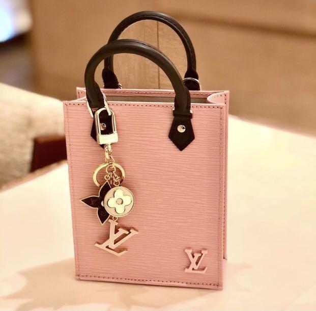 Authentic Louis Vuitton Petit Sac Plat bag in Rose Ballerine Epi