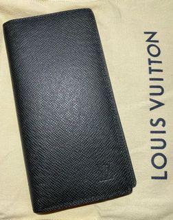 Louis Vuitton M62893 Monogram Ink Canvas Up-side-down Portefeuille Bi-fold  Brazza Wallet (CA1128)