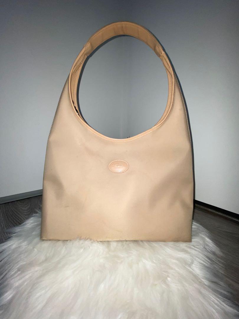 Longchamp, Bags, Vintage Longchamp Paris Rare Leather Hobo Shoulder  Handbag