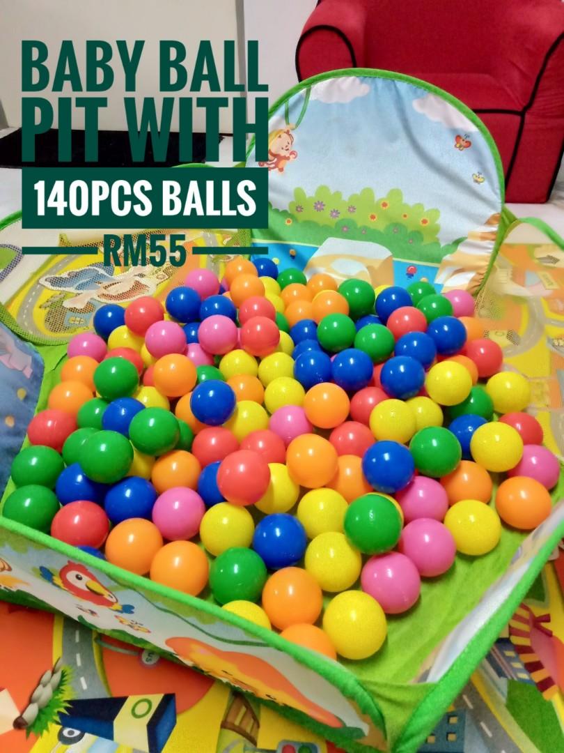 revised price* Baby Ball Pit with 140pcs Balls, Babies u0026 Kids