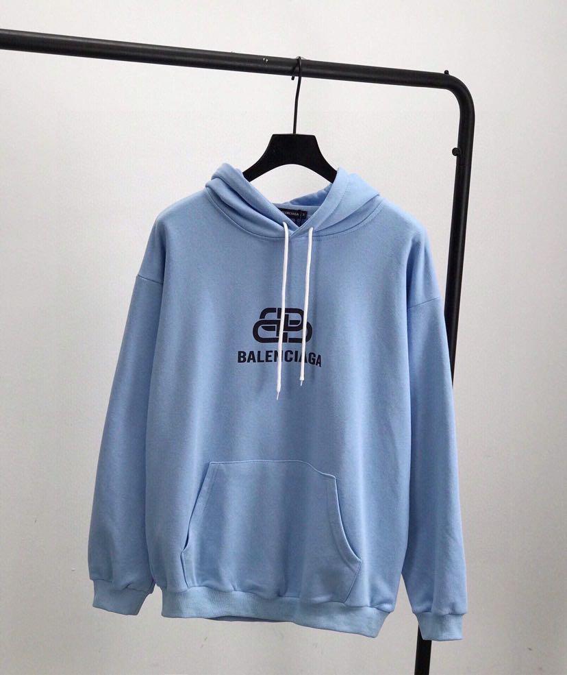 Balenciaga baby blue hoodie cheap