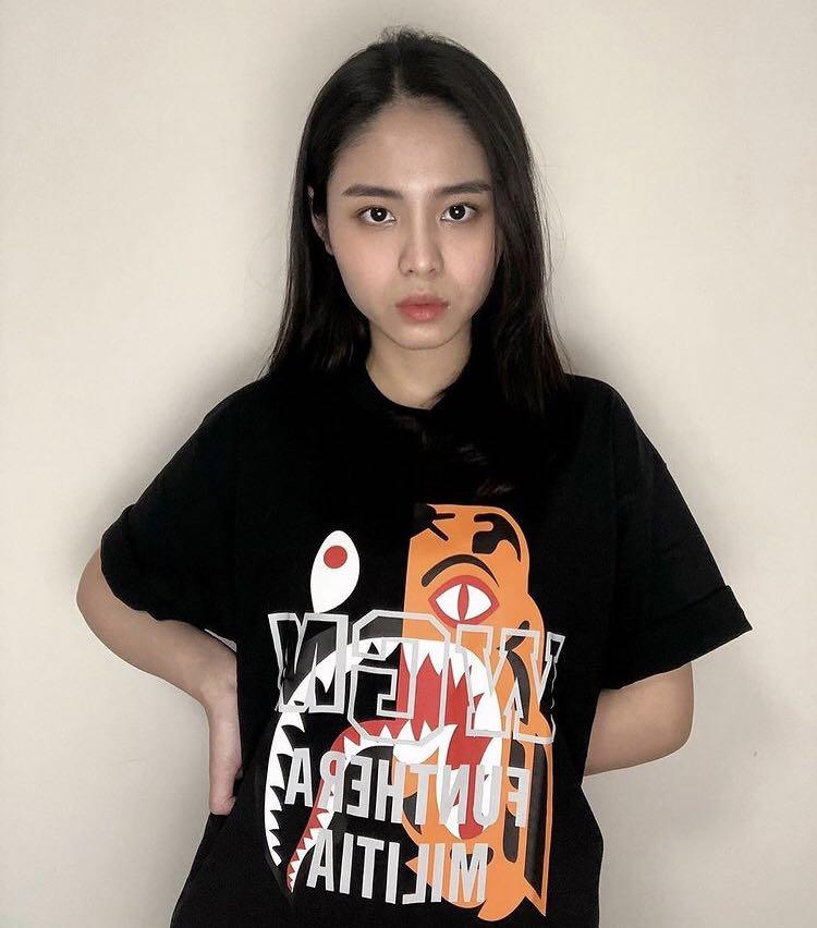 bape tiger shark tee