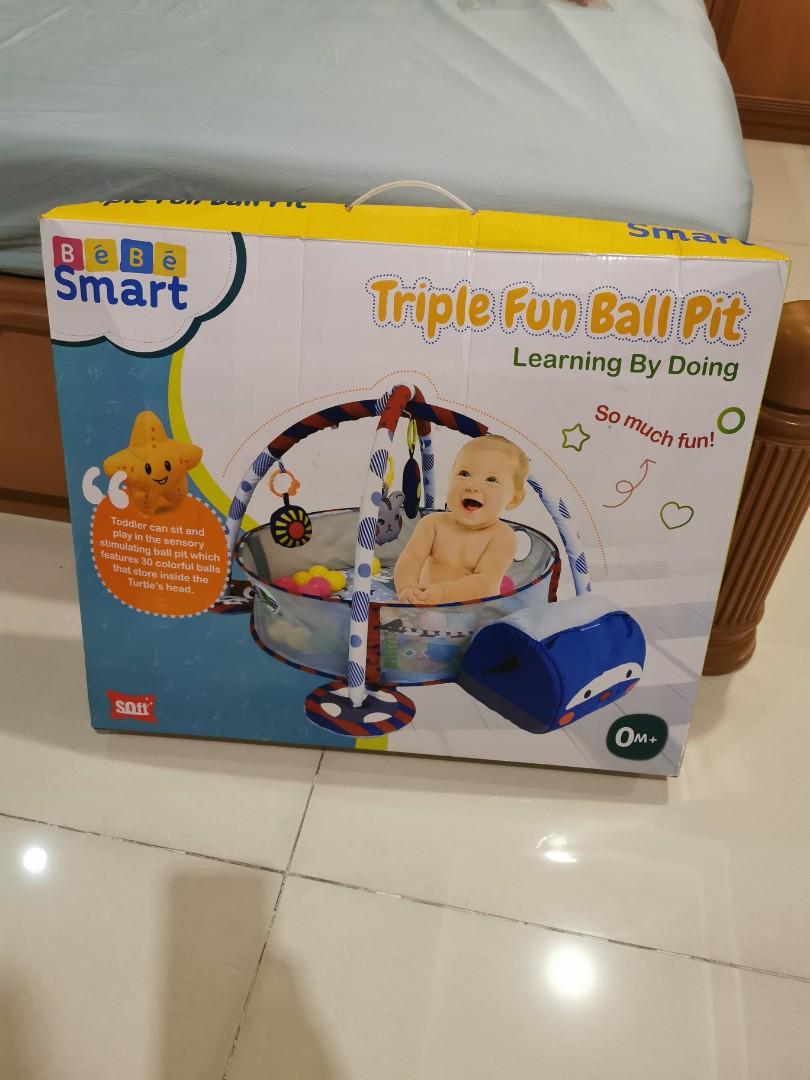 Bebe Smart Triple Fun Ball Pit Bayi Anak Mainan Baby Walker Di Carousell