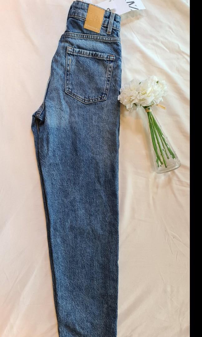 Zara mom slim fit jeans Clearance