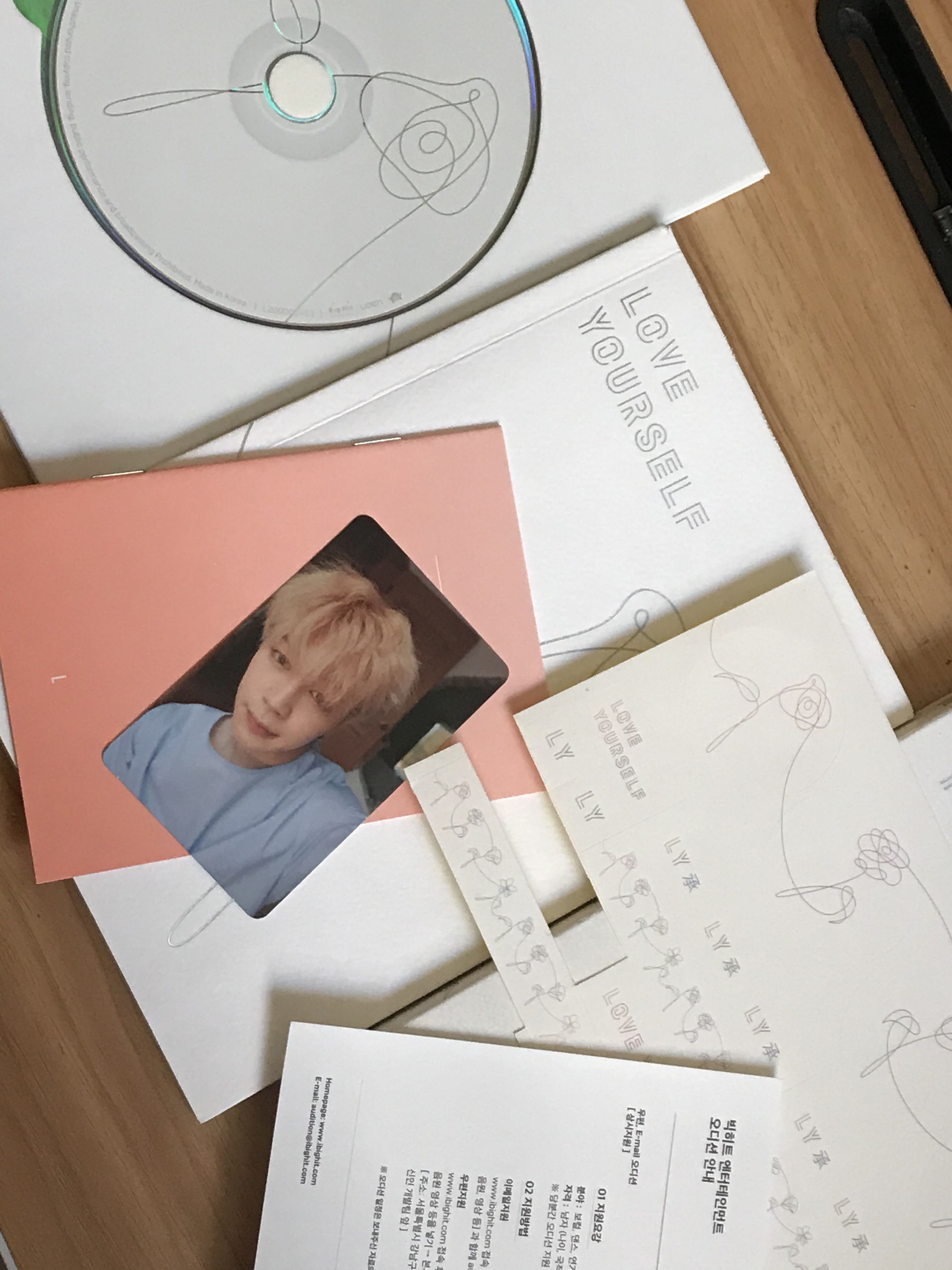 BTS Love Yourself “L” HER album complete inclusions, Hobbies & Toys