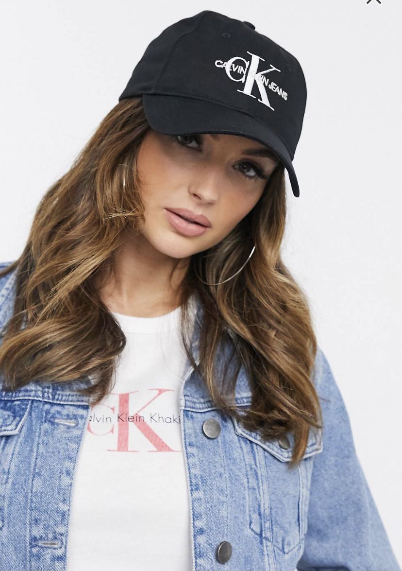 calvin klein logo cap