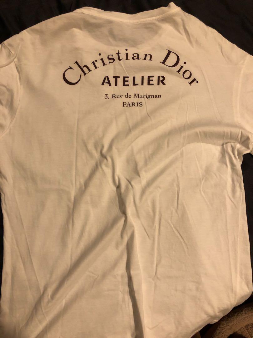 Dior Homme - Authenticated T-Shirt - Cotton White for Men, Very Good Condition