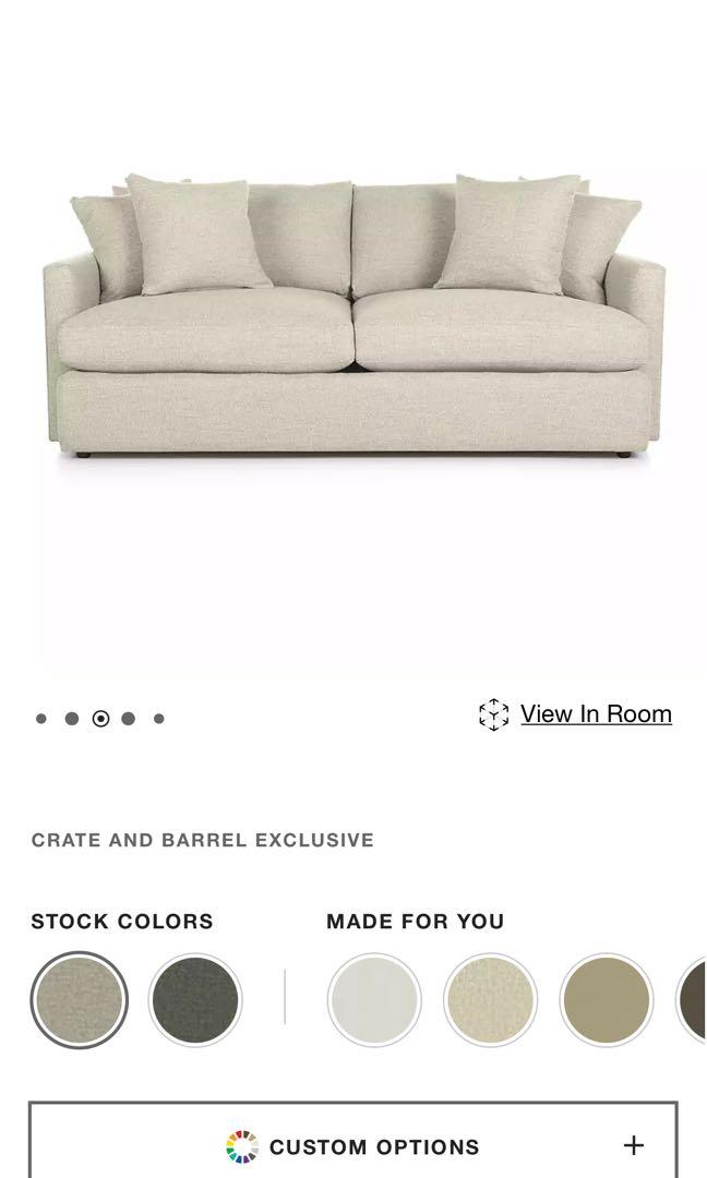 Lounge ii best sale ottoman with tray