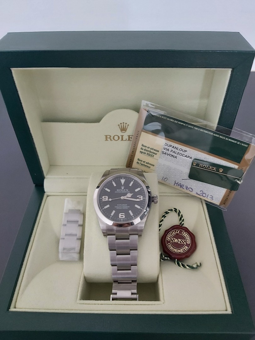 Discontinued Rolex Explorer 39mm Mk 1 Full Set Automatic Watch Luxury Watches On Carousell