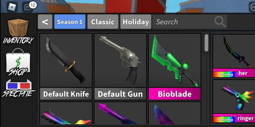 Roblox Whole Inventory Murder Mystery 2 (mm2), Video Gaming, Gaming  Accessories, In-Game Products on Carousell