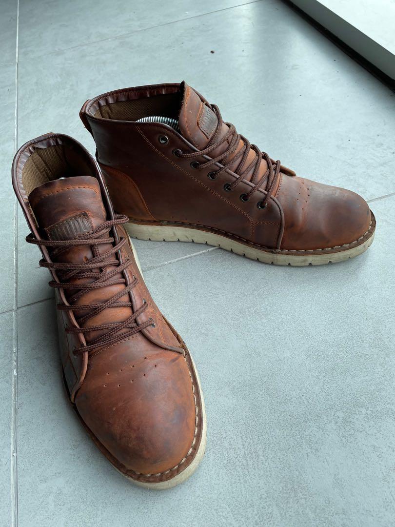 Full grain leather boots from Brodo Indonesia, Men's Fashion, Footwear ...