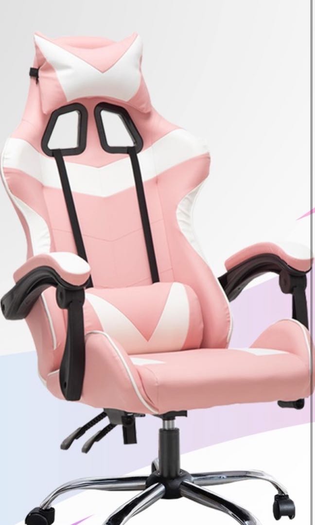 Kerusi gaming best sale pink