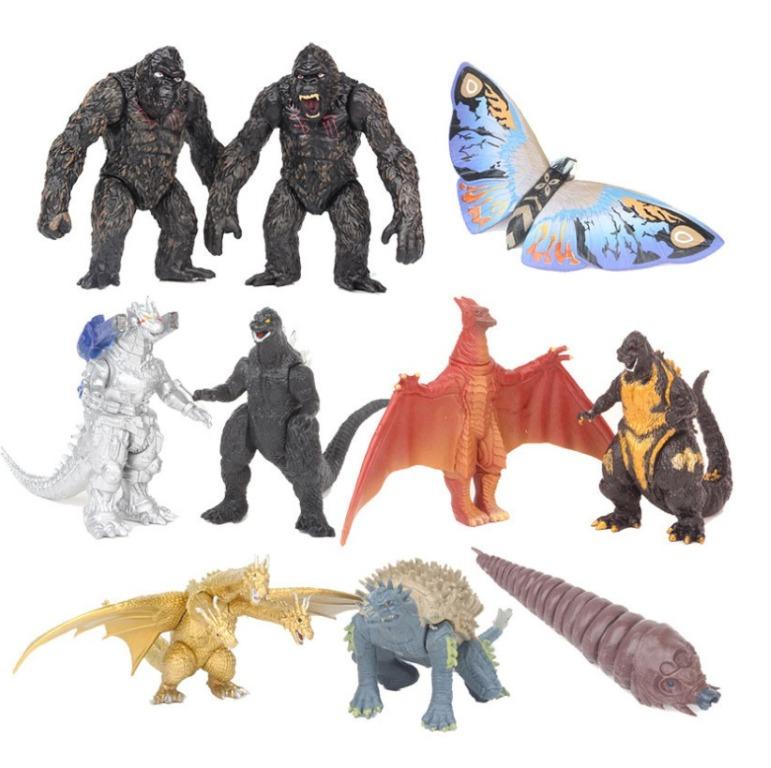 Godzilla Vs King Kong Cake Toppers Figurines 10 Pcs A Set Hobbies Toys Toys Games On Carousell