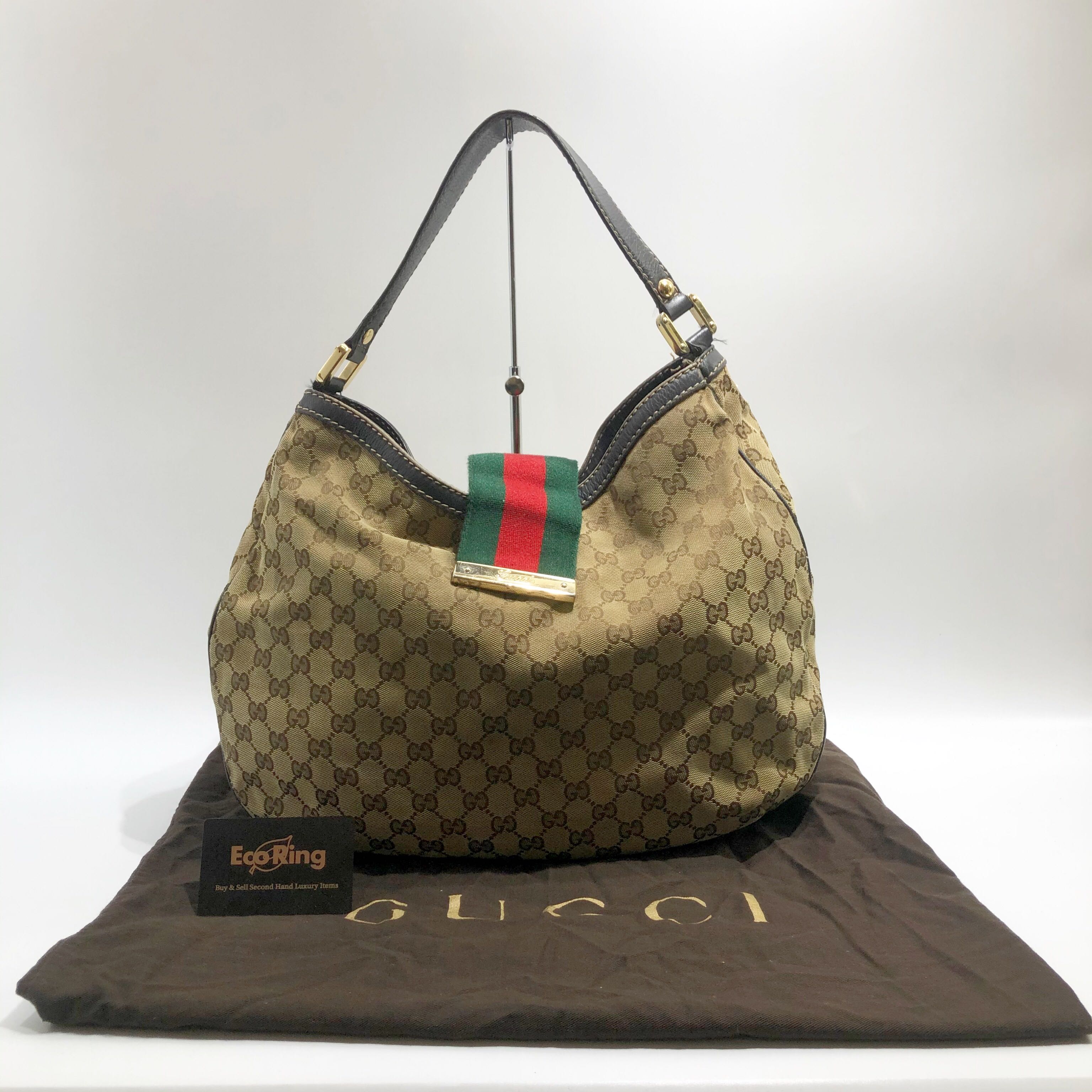 GUCCI GG CANVAS ONE SHOULDER BAG 233604 217007262