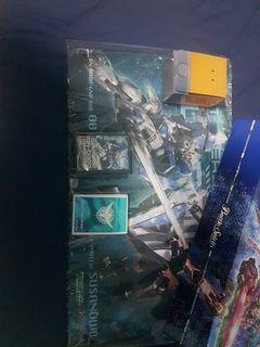 Anime sleeves and playmat Gundam double 00 (ygo, yugioh, vanguard, battle spirit)