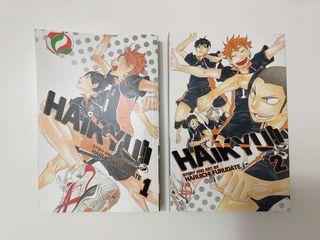 Haikyuu volume 1 and 2