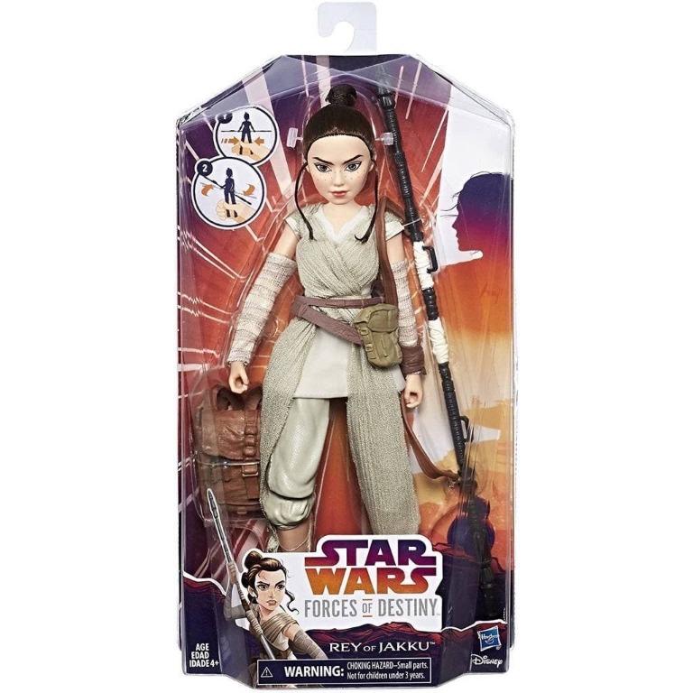 HASBRO STAR WARS FORCES OF DESTINY REY OF JAKKU ADVENTURE ACTION