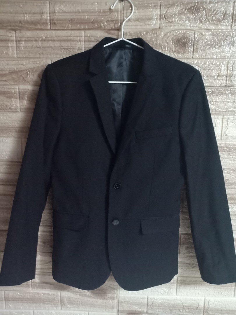 H M black coat for men Men s Fashion Tops Sets Formal Shirts