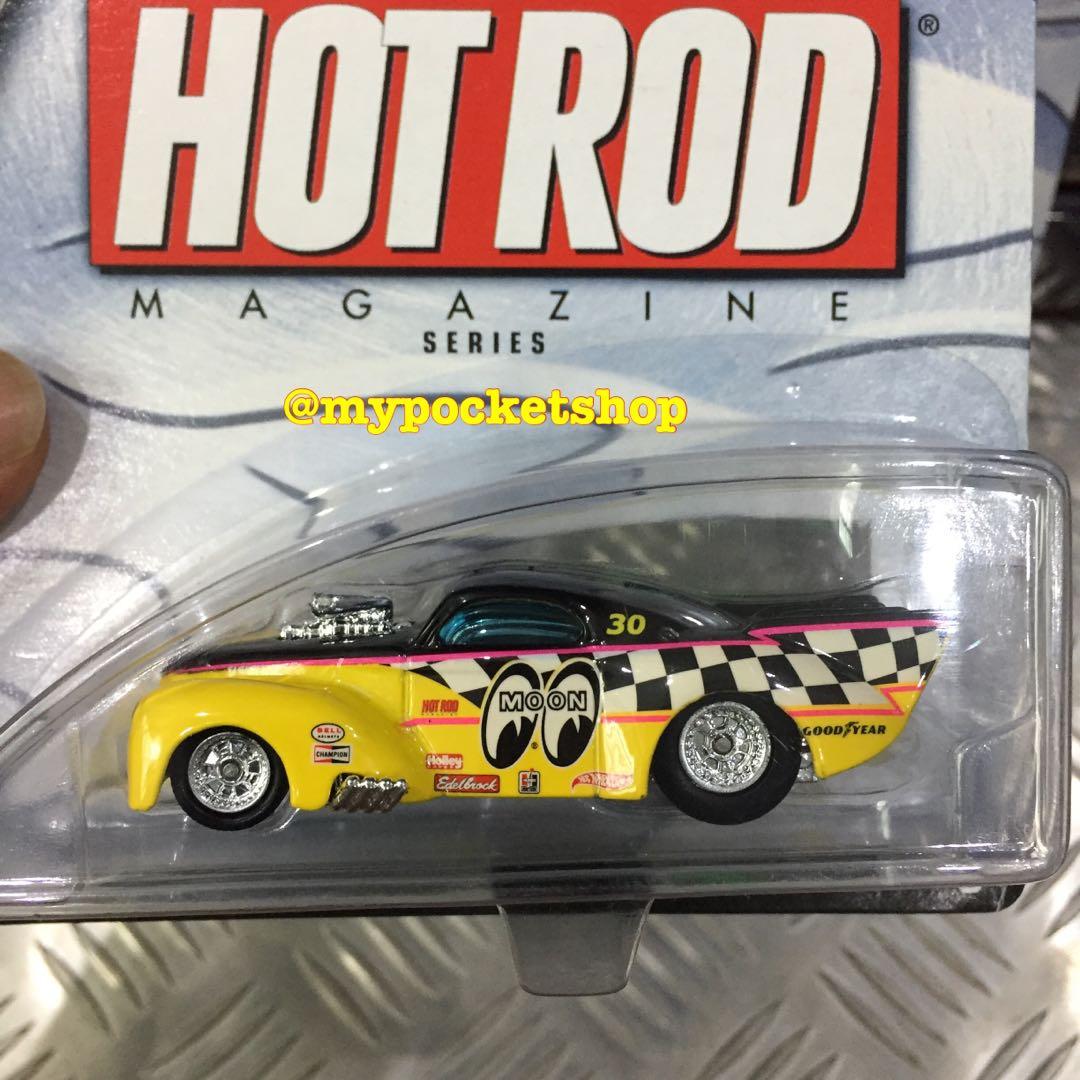 (RESERVED) Hot Wheels JEEP 41 WILLYS COUPE - Mooneyes / Yellow & Green /  2003 Hotwheels 100% Preferred / Hot Rod Magazine