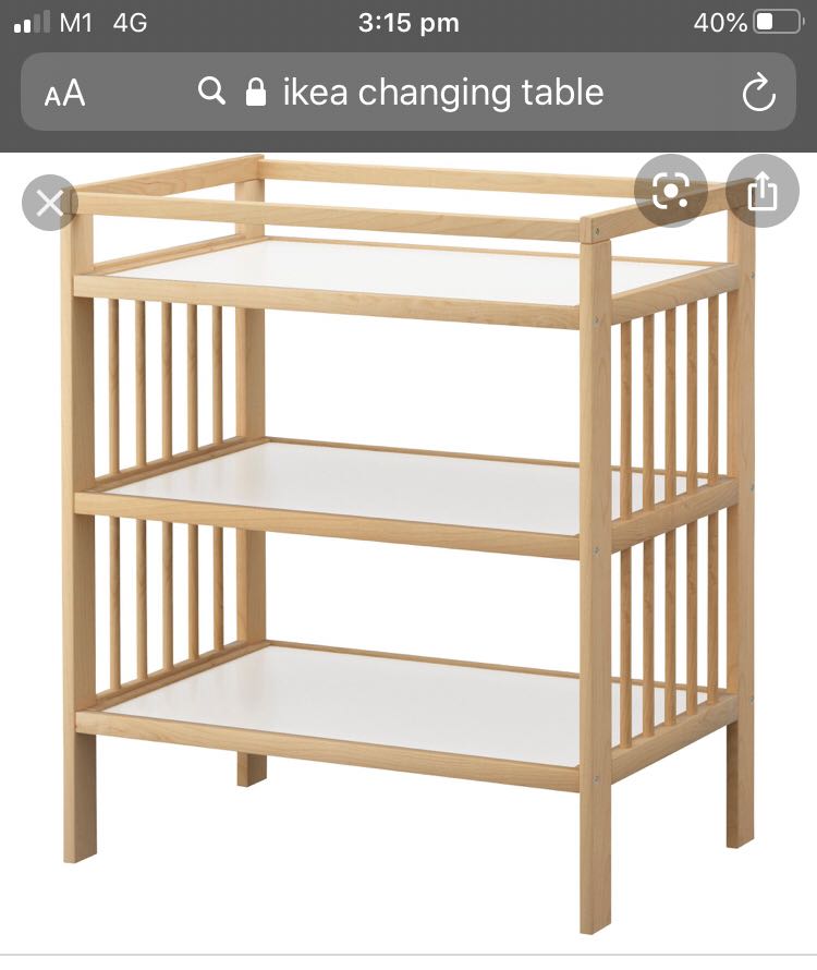 IKEA changing table, Babies & Kids, Bathing & Changing, Changing Mats