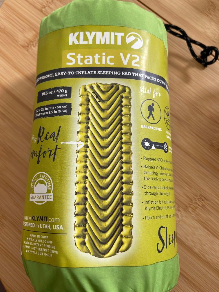 Klymit Static V2 Sleeping Pad 旅行 旅行必需品 戶外 露營 Carousell Klymit Static V2 Sleeping Pad 旅行 旅行必需品 戶外 露營 Carousell