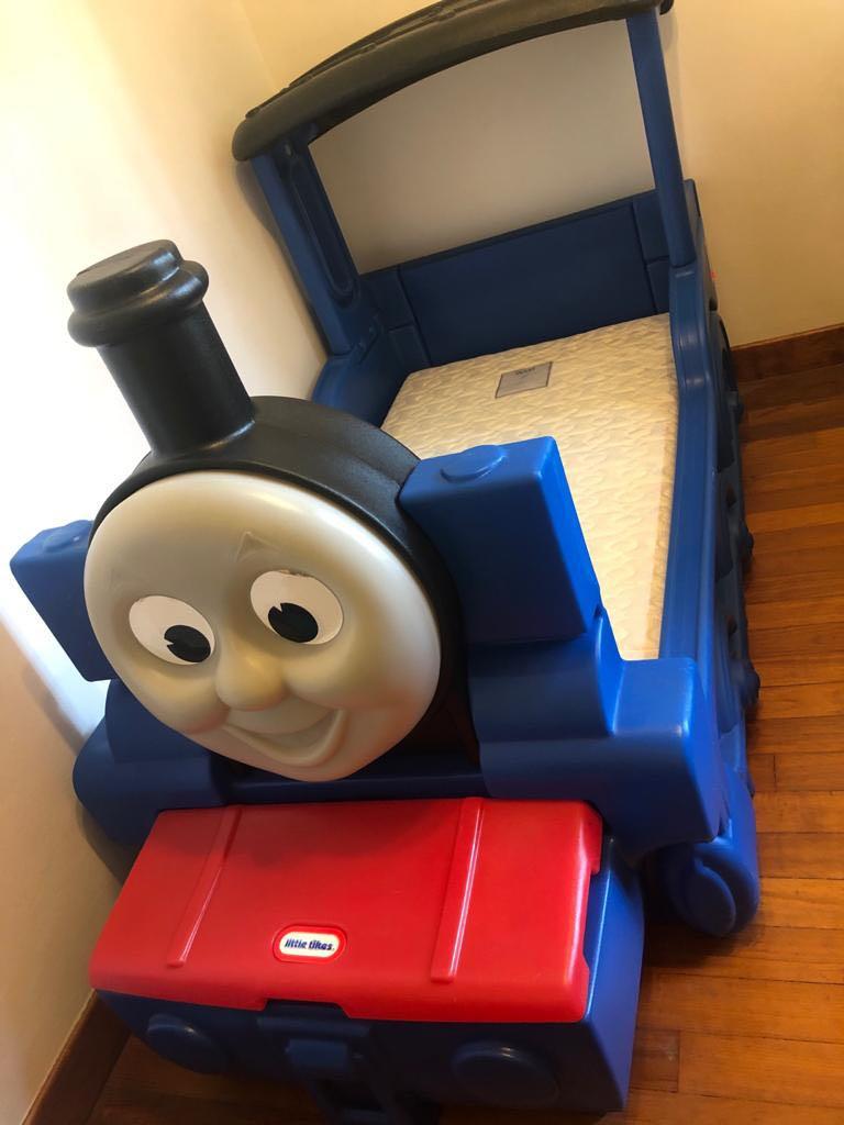 Little Tikes Thomas the tank engine bed, Babies & Kids, Baby Nursery