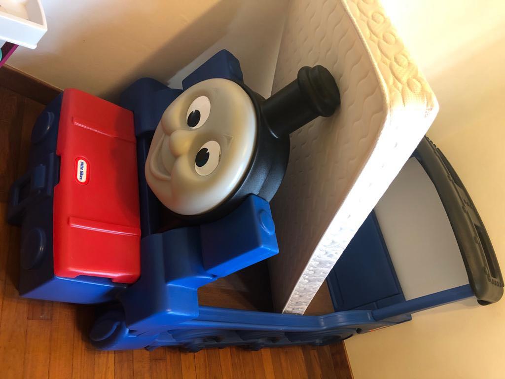 Little Tikes Thomas the tank engine bed, Babies & Kids, Baby Nursery