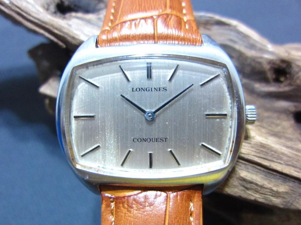 Longines Conquest TV cal L847.3 SS handwind 36mm Men Swiss vintage