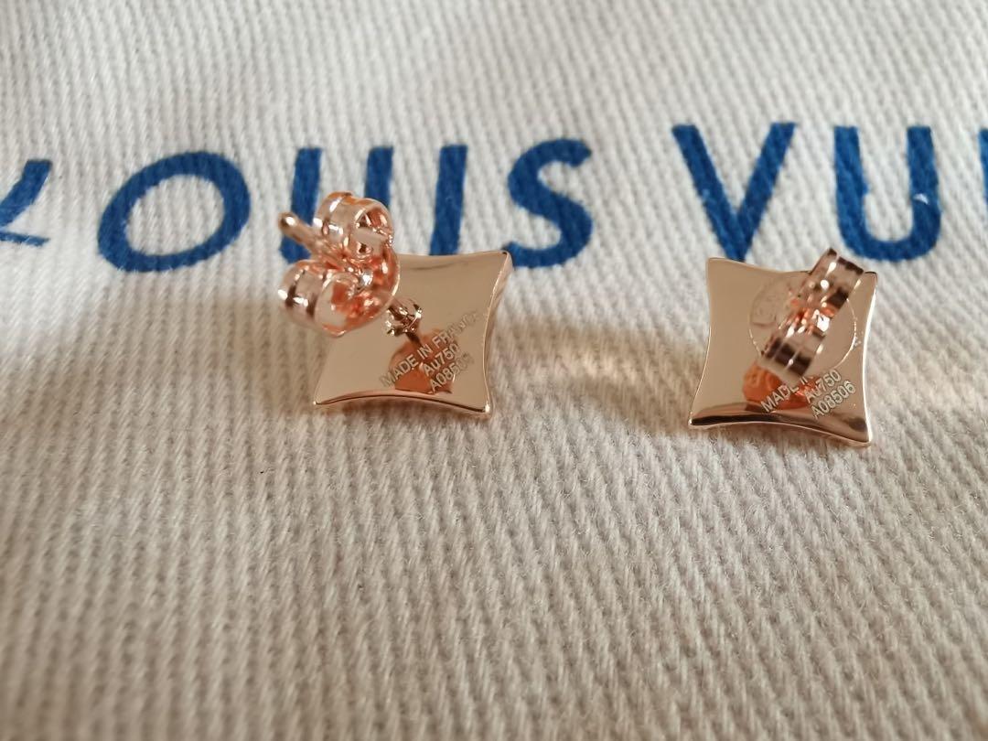 18K LV Star Blossom Stud (Solid Gold), Women's Fashion, Jewelry &  Organisers, Earrings on Carousell