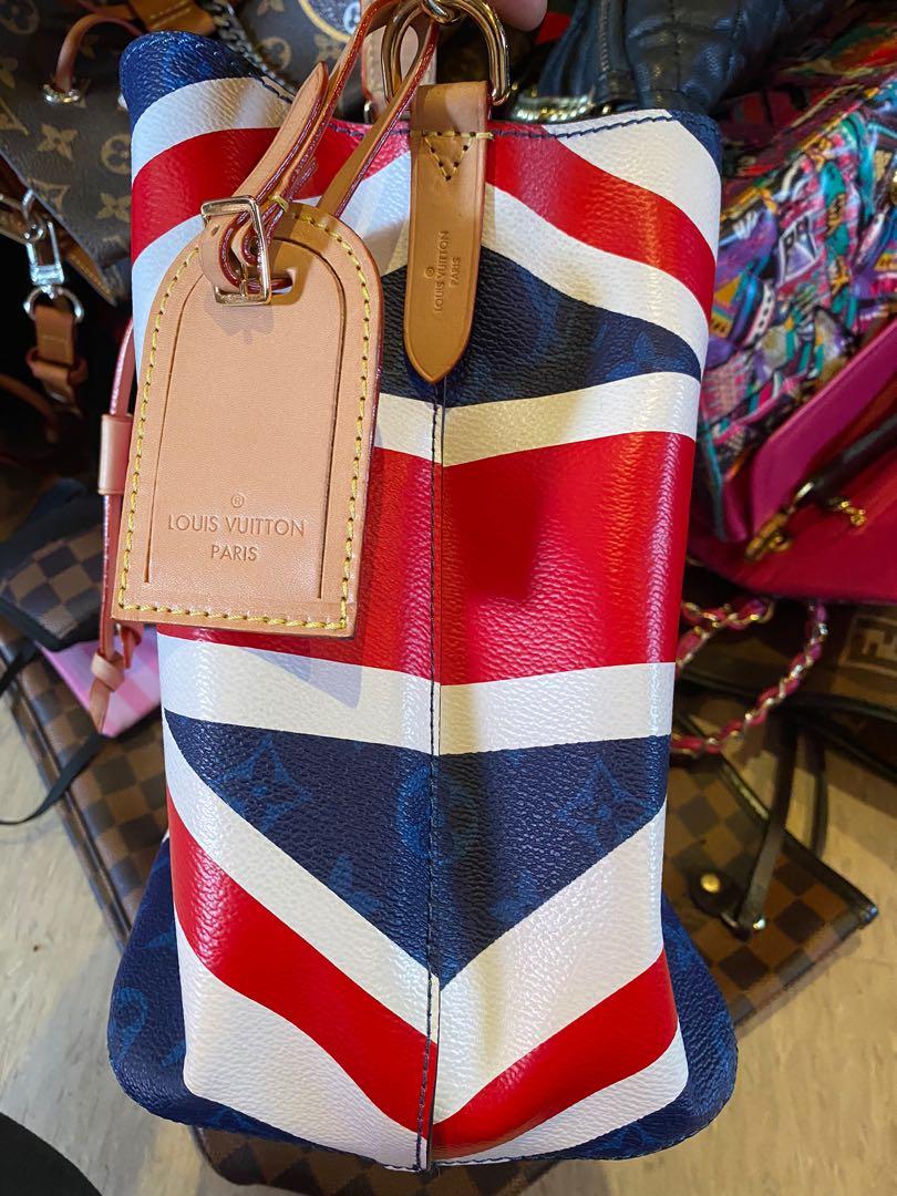 Louis Vuitton Blue Monogram, Red, And White Coated Canvas Royal Wedding  Union Jack UK Flag Printed NeoNoe MM Bucket Bag Gold Hardware, 2018  Available For Immediate Sale At Sotheby's