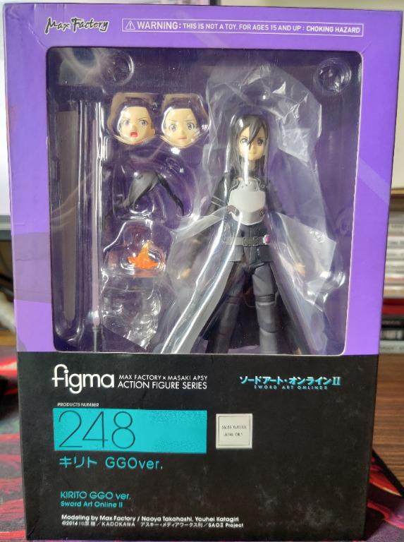 Max Factory Figma 248 Kirito Ggo Ver Sword Art Online Ii Last Price 3 500 Hobbies Toys Toys Games On Carousell