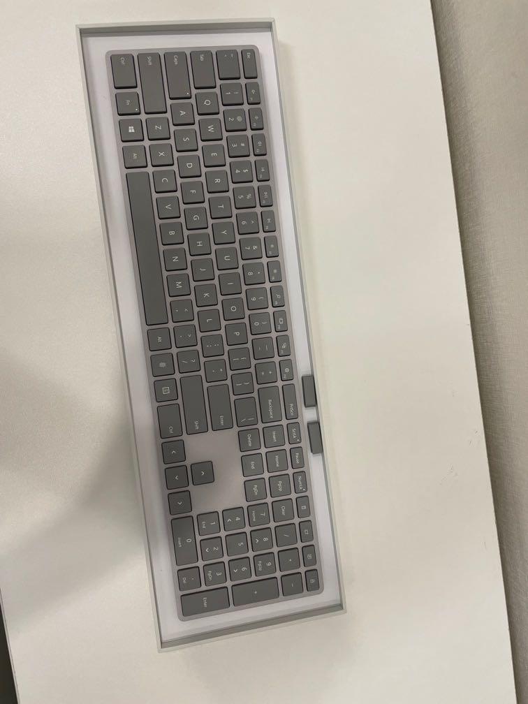 Microsoft Modern Keyboard with Fingerprint ID, 電腦＆科技, 電腦周邊及配件, 電腦鍵盤及相關 ...