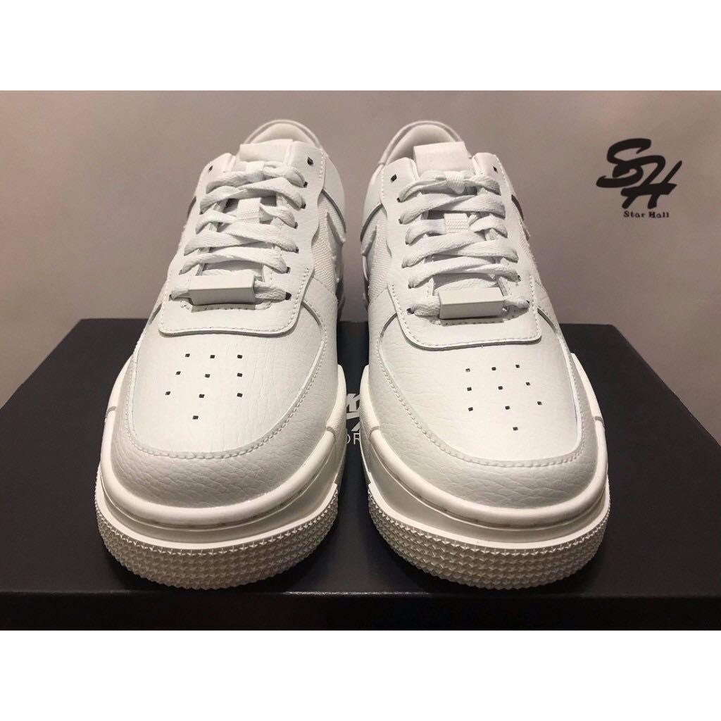 NIKE AIR FORCE 1 AF1 Pixel 全白 解構 CK6649-102