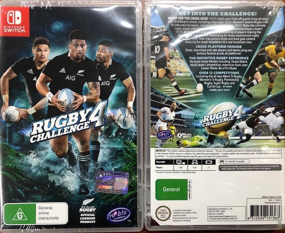Rugby challenge 4 store nintendo switch