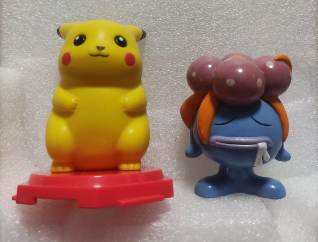 Pokemon 寵物小精靈比卡超怪味花絶版硬膠擺設 玩具 遊戲類 玩具 Carousell