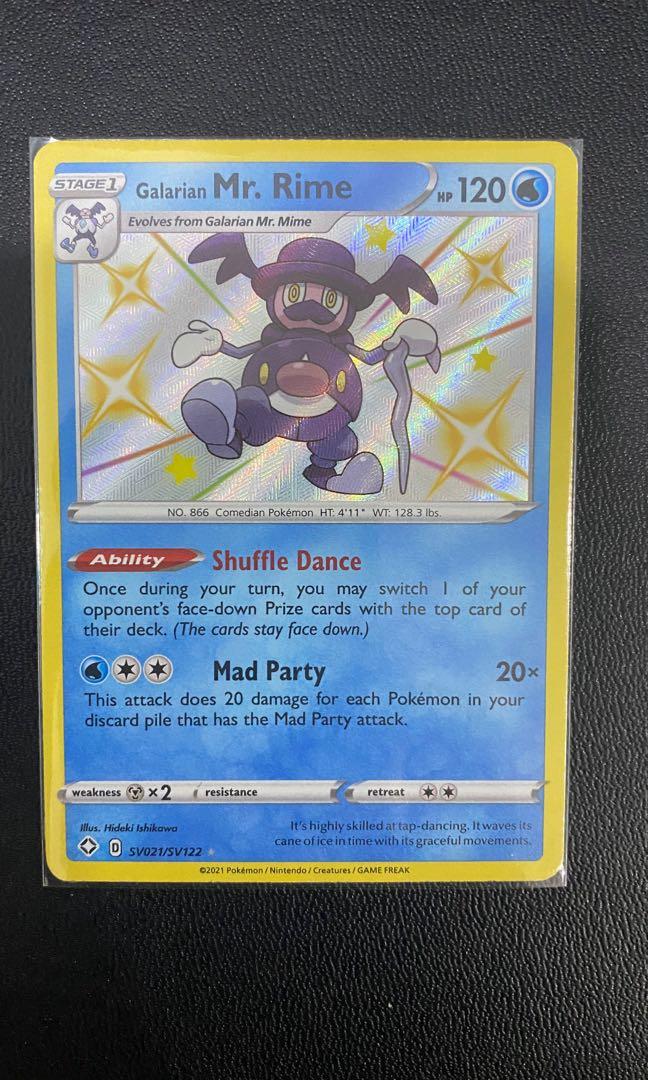 Pokemon TCG - Mr. Rime (Baby Shiny), Hobbies & Toys, Toys & Games on  Carousell