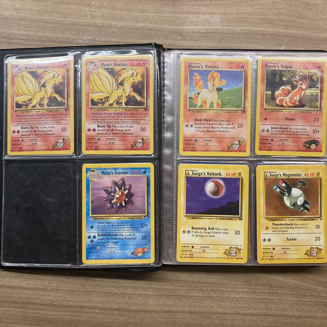 Pokemon TCG WOTC Vintage Binder, Hobbies & Toys, Toys & Games on Carousell