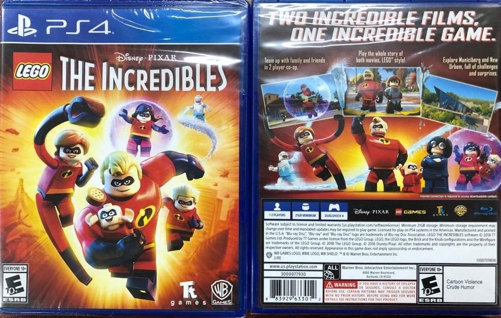 PS4 Lego The Incredibles (R-ALL), Video Gaming, Video Games