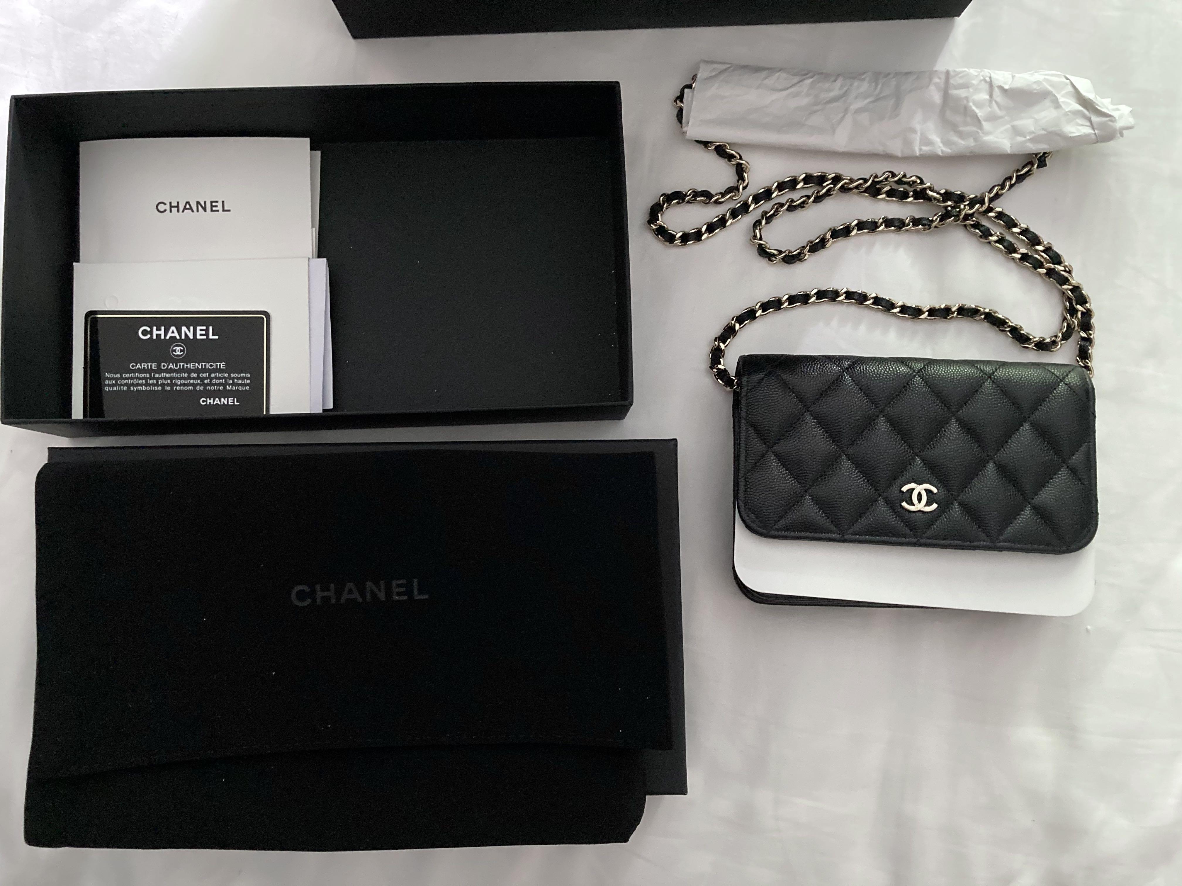 Chanel Black Caviar Mini Wallet On Chain, myGemma, IT