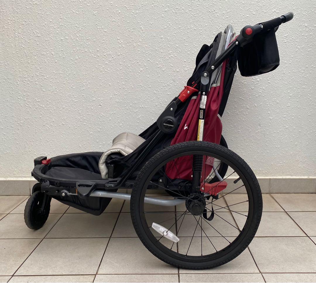 Schwinn joyrider double bicycle trailer red deals