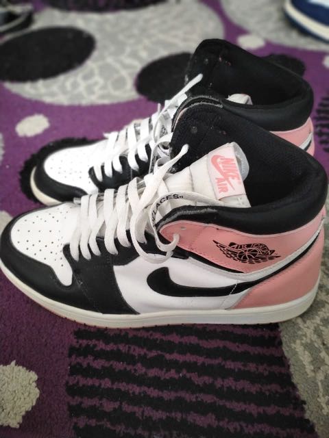 Sepatu Nike Jordan 1 Retro High Rust Pink, Fesyen Pria, Sepatu , Sneakers  di Carousell