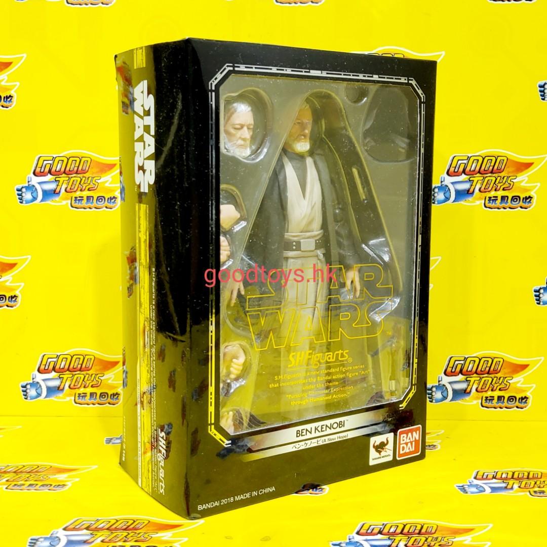 中古已開封bandai 星球大戰star Wars A New Hope Shf Ben Kenobi 玩具 遊戲類 玩具 Carousell