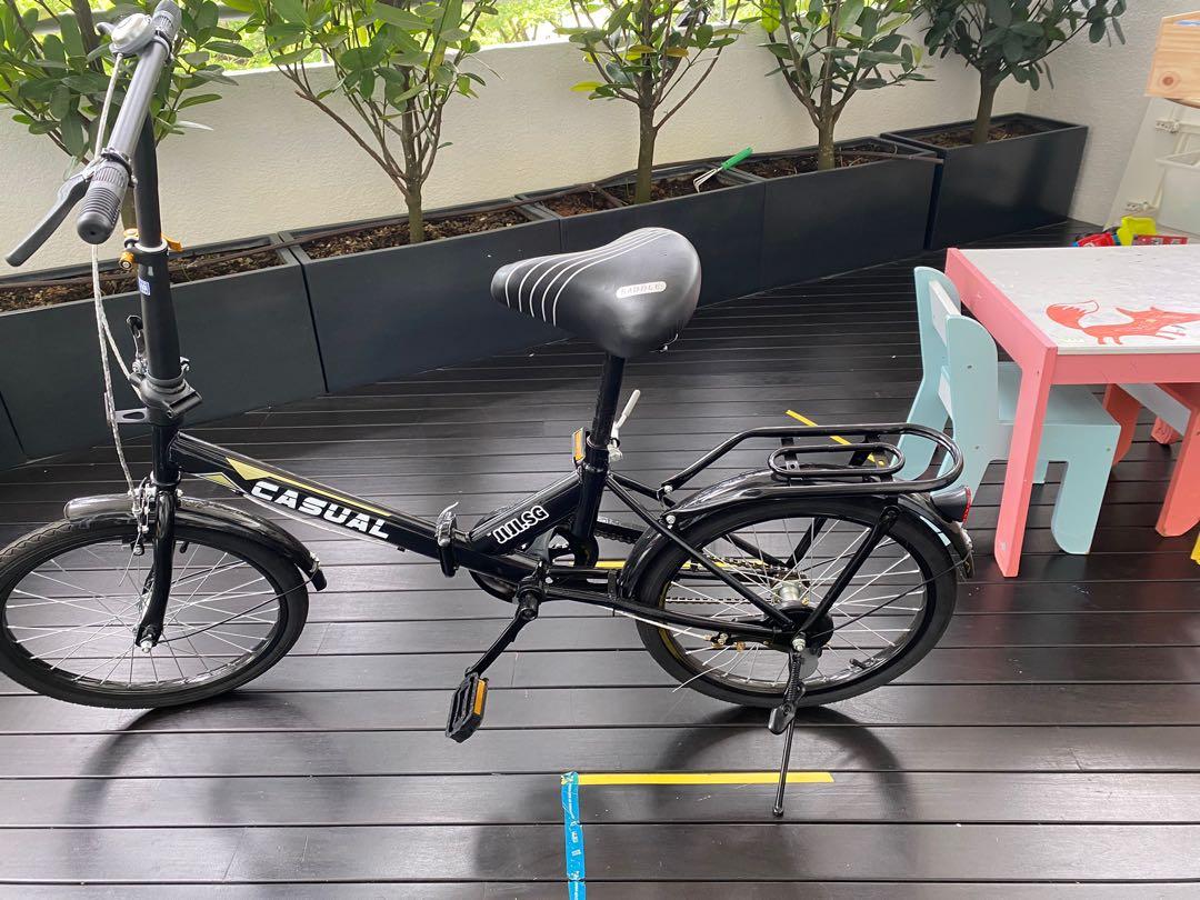 Single speed 20 inch foldable bicycle (brand Jiji), Bicycles & PMDs