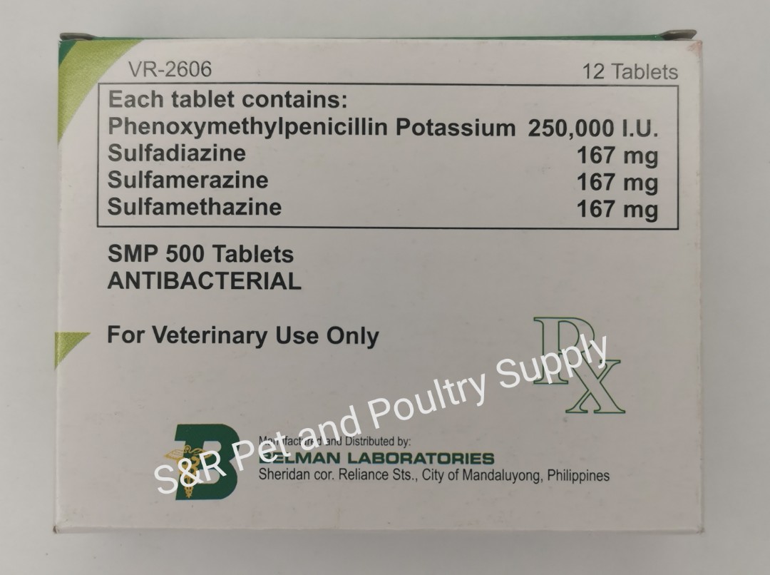 Smp 500 Per Box 12 Tablets Pet Supplies Health Grooming On Carousell