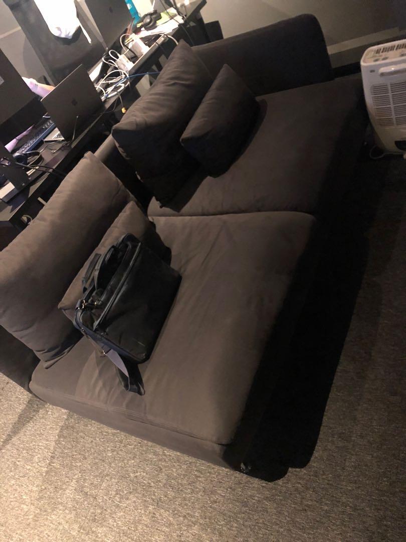 Soderhamn Sofas (Category: Sofas) located in Singapore. Submitted by ataraksy (Listing ID 1081873355, Image 2). Description: Price include two sets - 4-seat sofa, with chaise lounge (RTP $1,565) + 3-seat section (RTP $705) Used in our office space. Selling because we are moving our office and we do not need such a big sofa. Item doesn’t sag at all. Self pick-up/arrange with mover to pick up at Address: 101A Telok Ayer St, Level 2, Singapore 06857